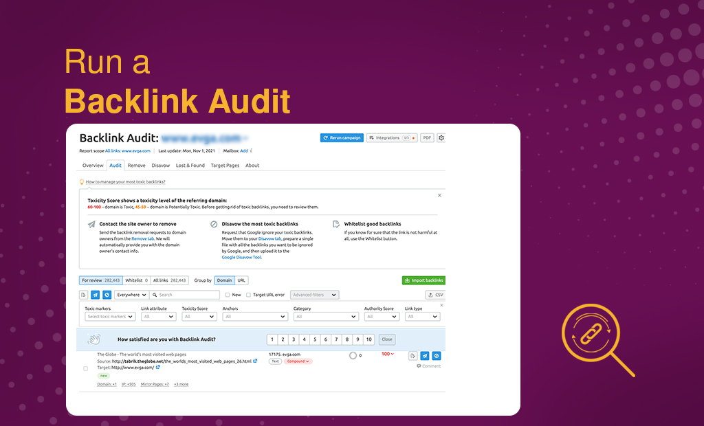 Backlink Auditing
